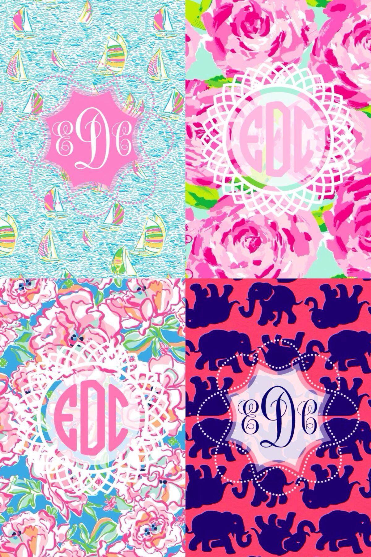 1200x1800 Monogram iPhone Wallpaper