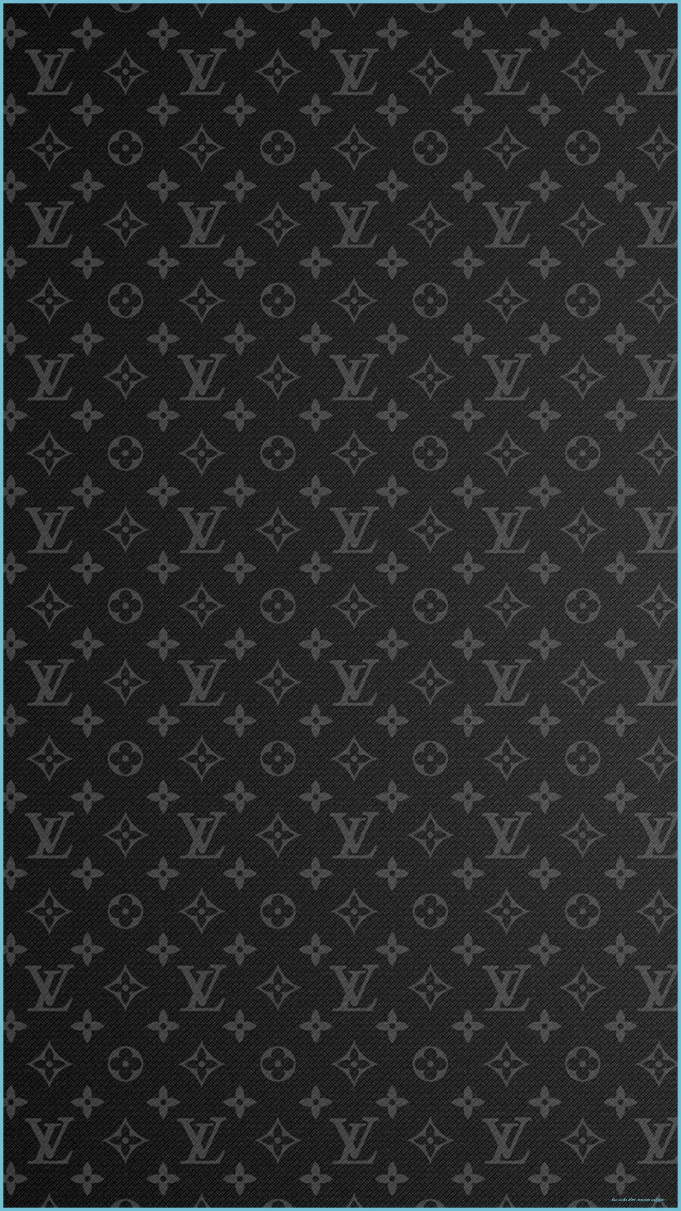 1396x2483 iPhone 9 Louis Vuitton Black Wallpaper Vuitton Black Monogram Wallpaper