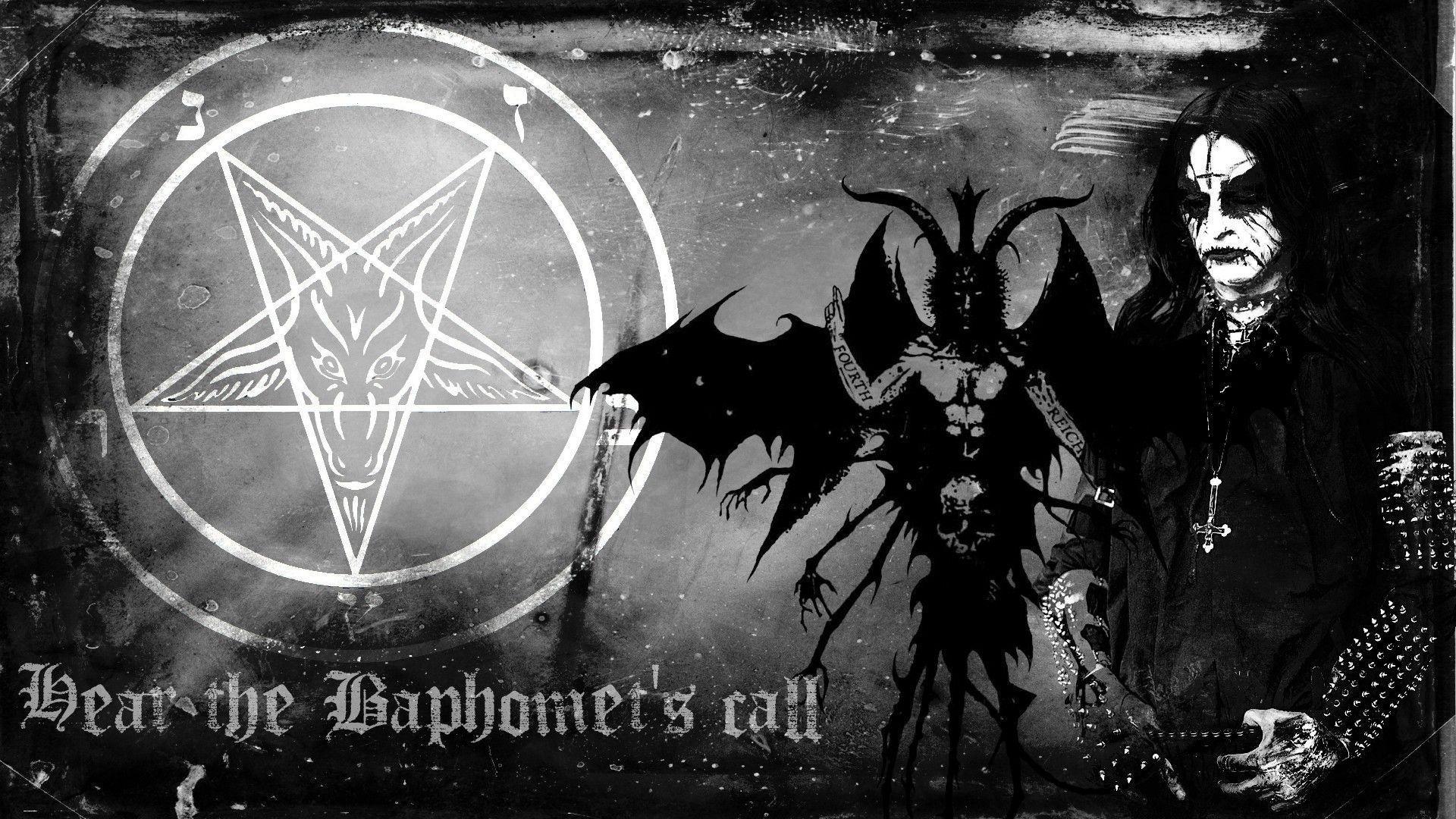 1920x1080 Black Metal Wallpaper
