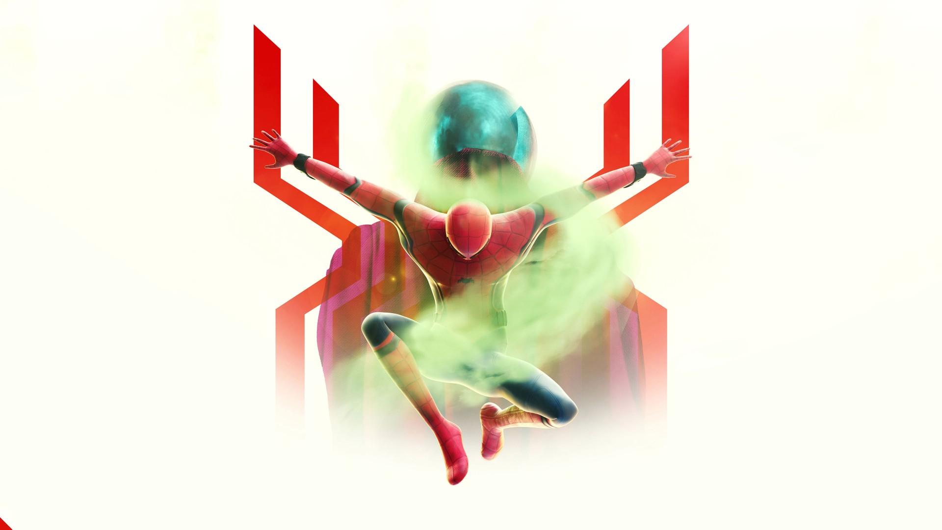 1920x1080 Spider Man Far From Home Mysterio 4K Wallpaper