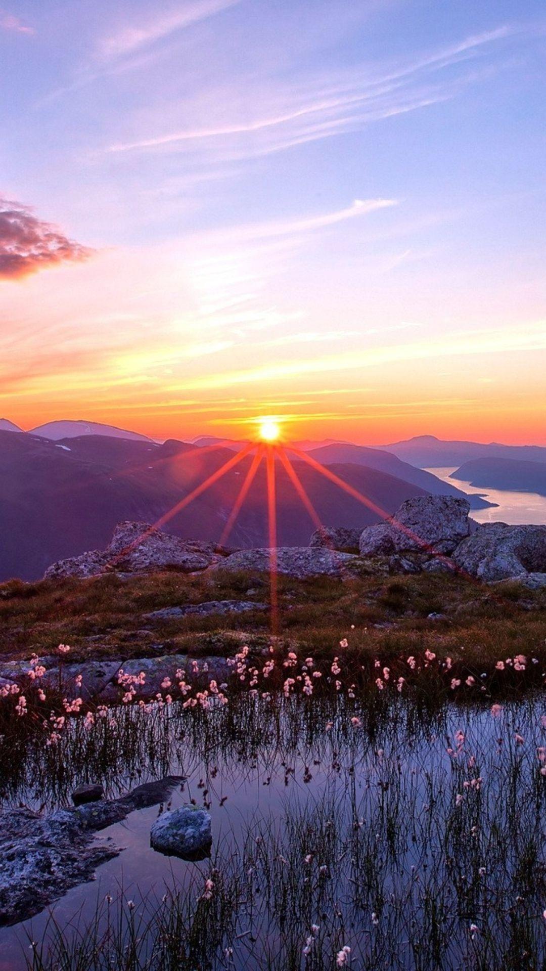 1080x1920 Morning in the Mountains iPhone Wallpaper