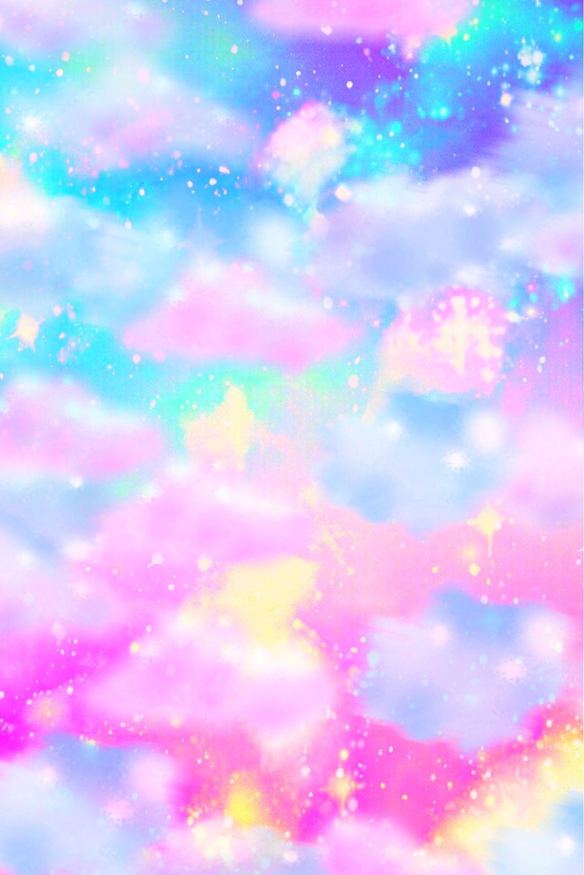 1154x1730 Candy Clouds Wallpaper