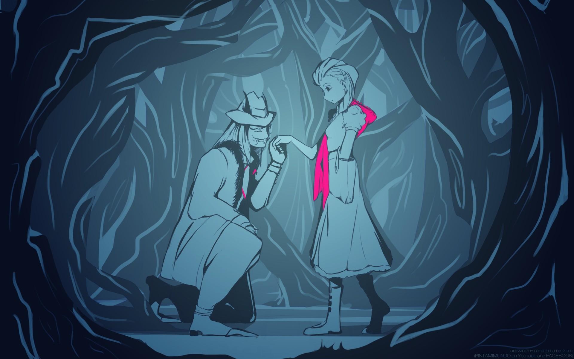 1920x1200 Into the Woods Anime