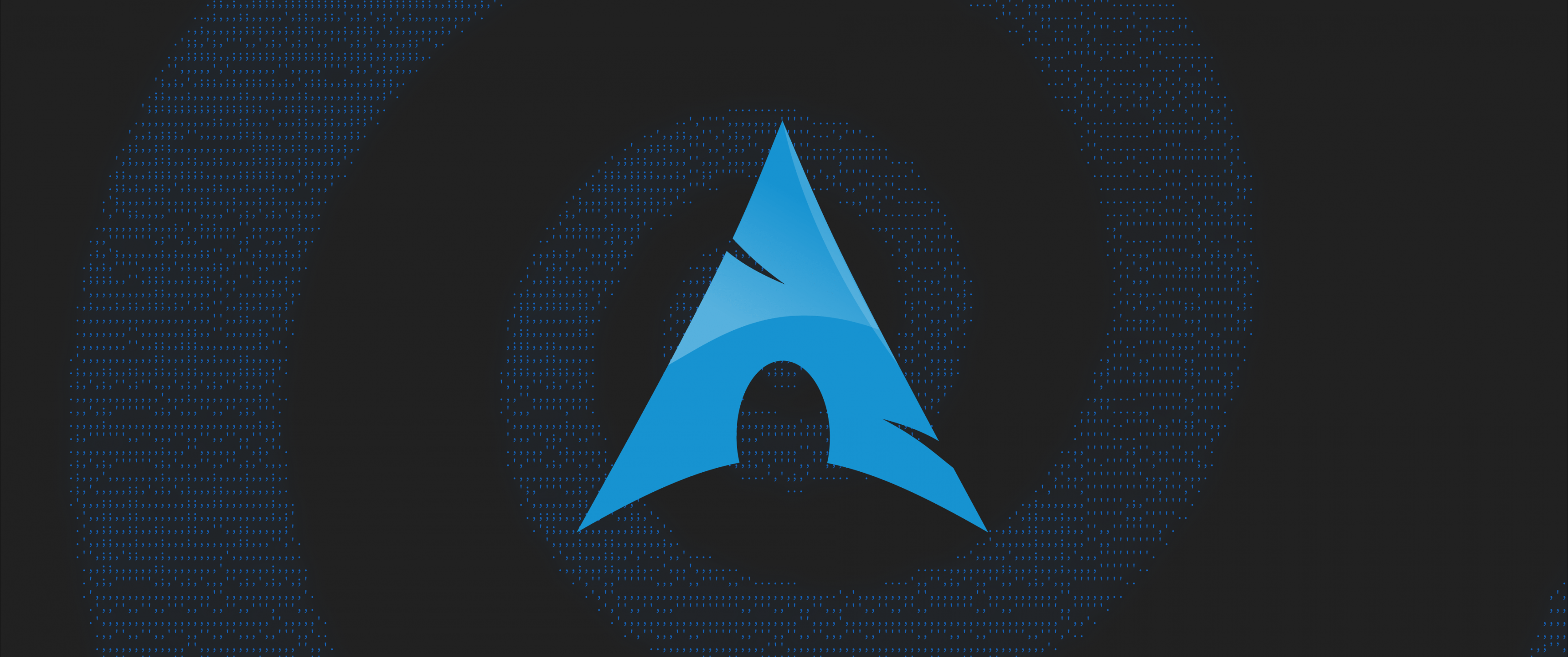3440x1440 Download 3440x1440 Arch Linux, Logo, Binary Code, Minimal Wallpaper