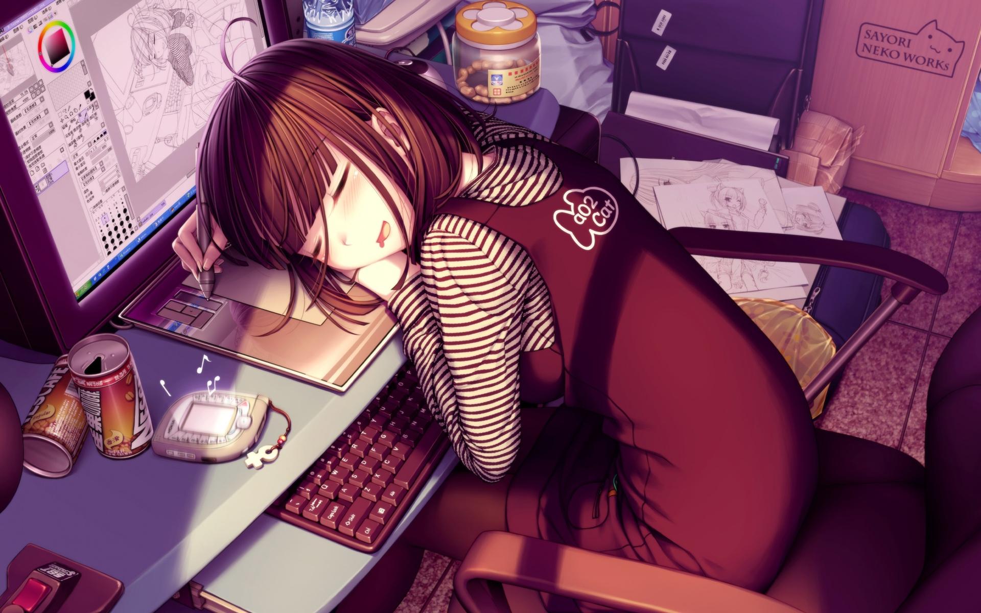 1920x1200 Anime Girls Room Wallpaperx1200