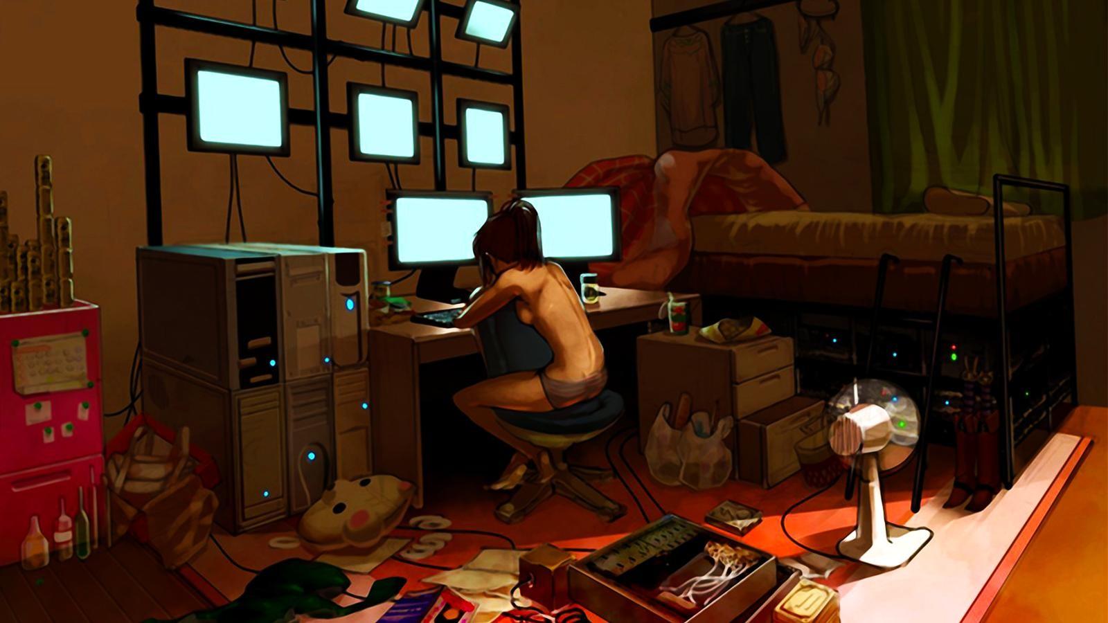 1600x900 Wallpaper Pc Gamer Girl