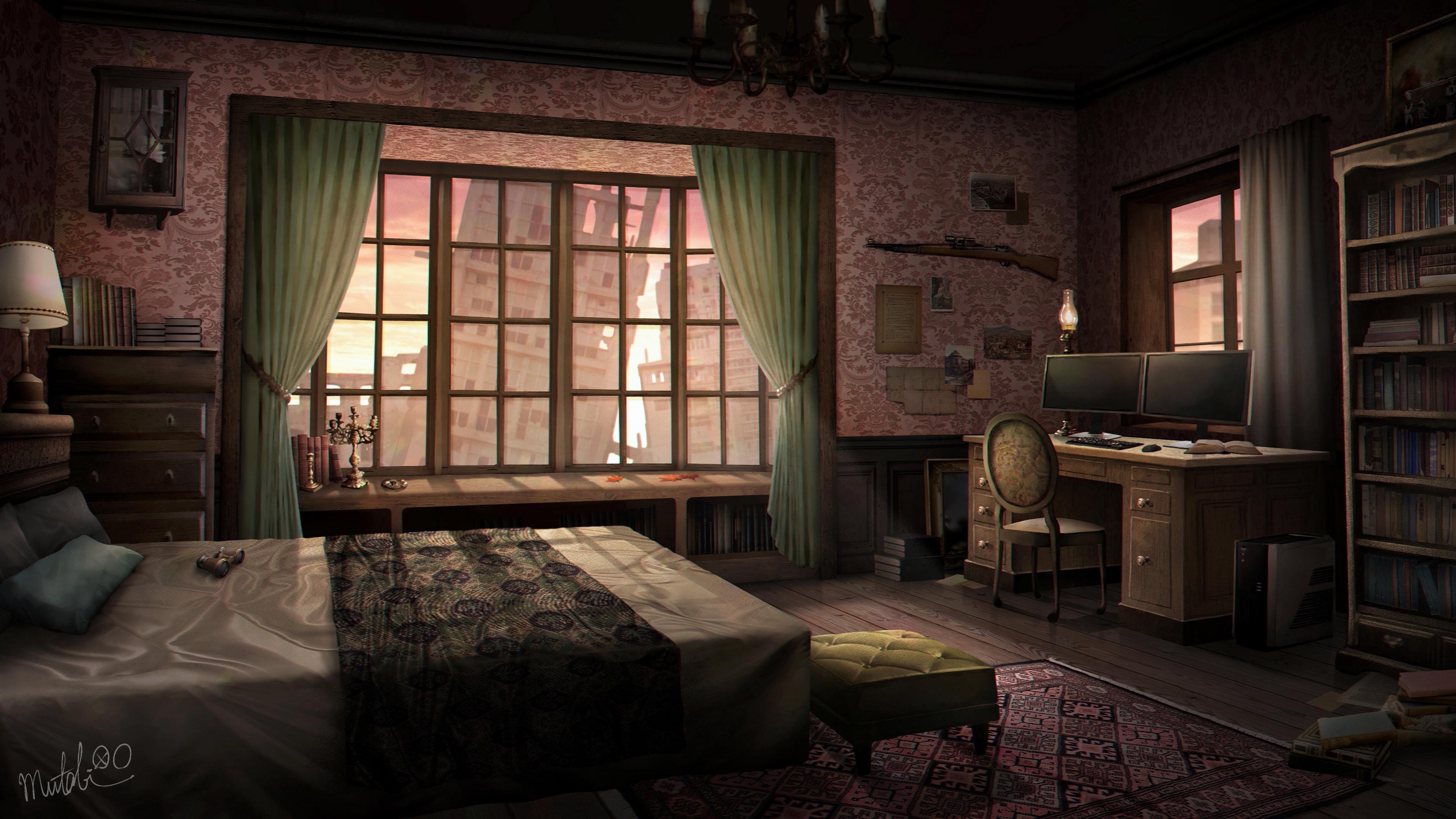 3840x2160 Room 4k Ultra HD Wallpaper