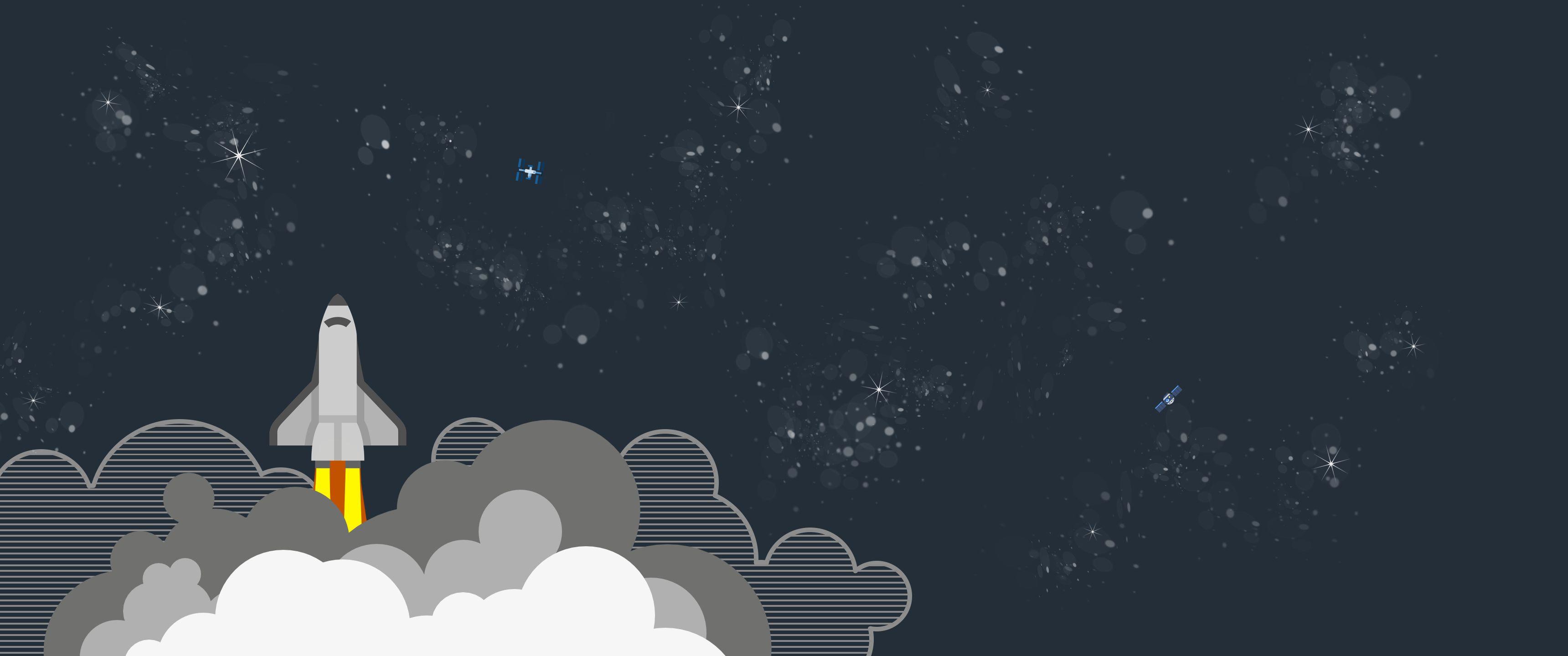3440x1440 Space Launch Material Wallpaper [3440x1440]: WidescreenWallpaper