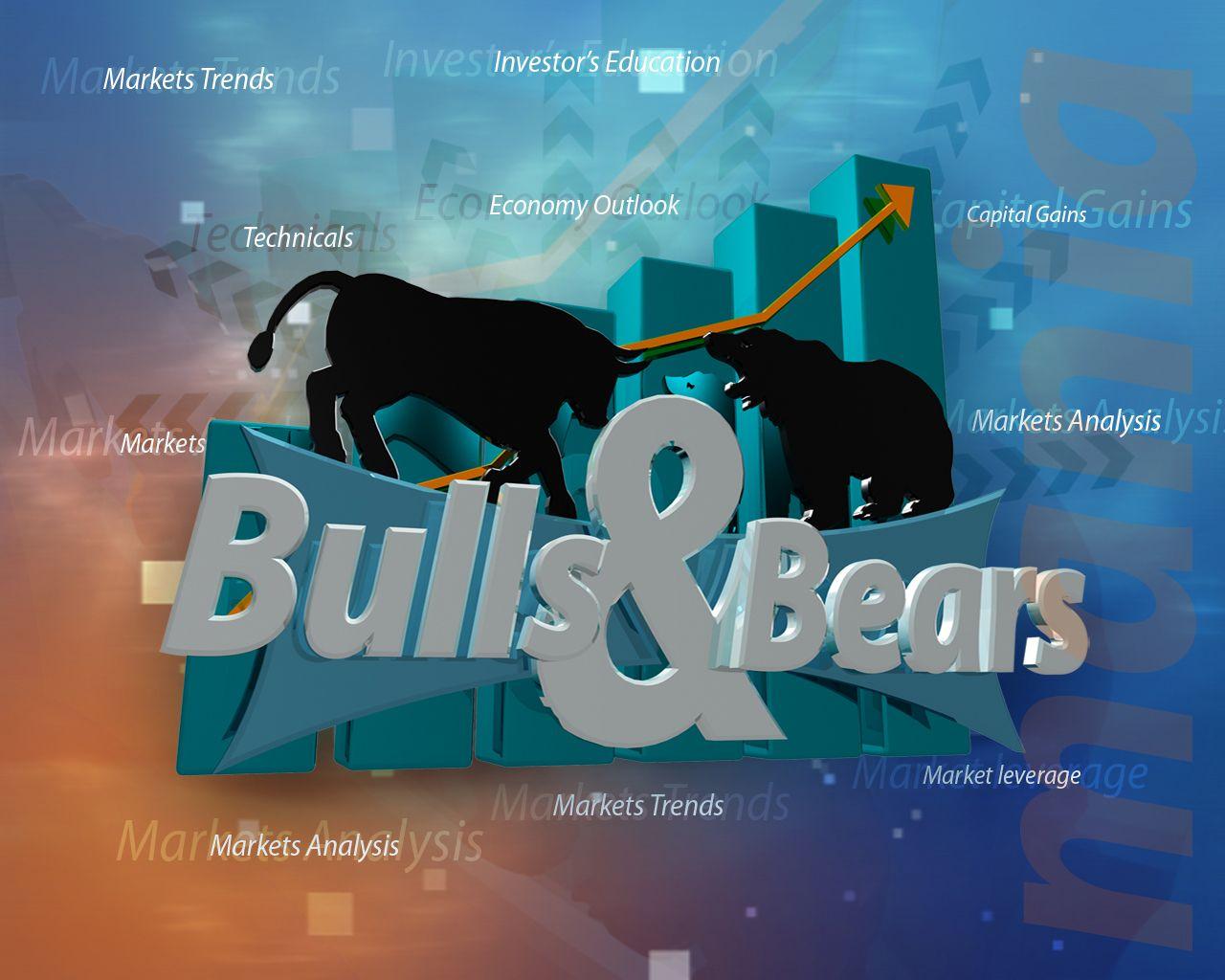 1280x1024 Bull Vs Bear Wallpaper