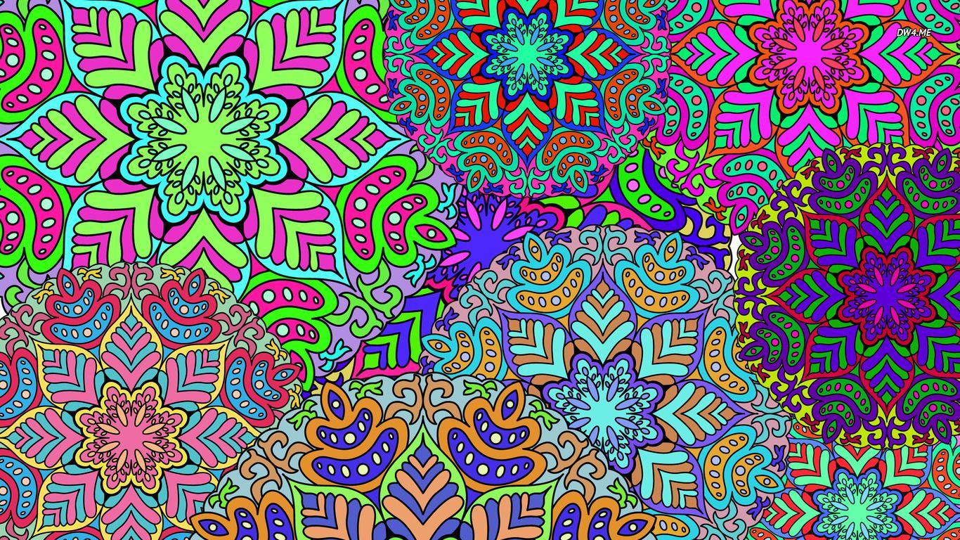 1366x768 Cool pattern wallpaper