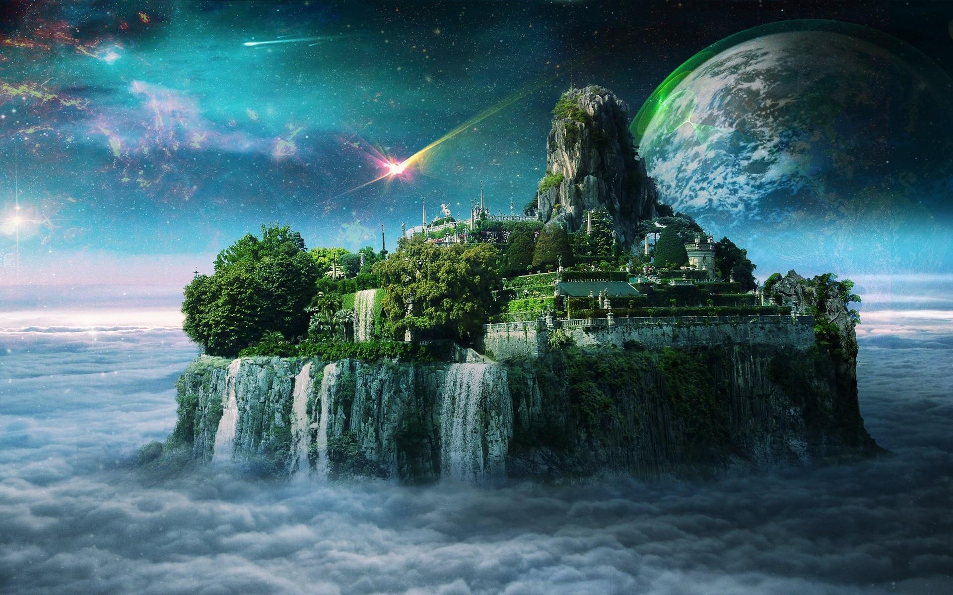 1920x1200 Free download Magic Island Planet Clouds Sky wallpaper Magic Island Planet Clouds [1920x1200] for your Desktop, Mobile & Tablet. Explore MTG Island Wallpaper. Magic Wallpaper, DD Wallpaper