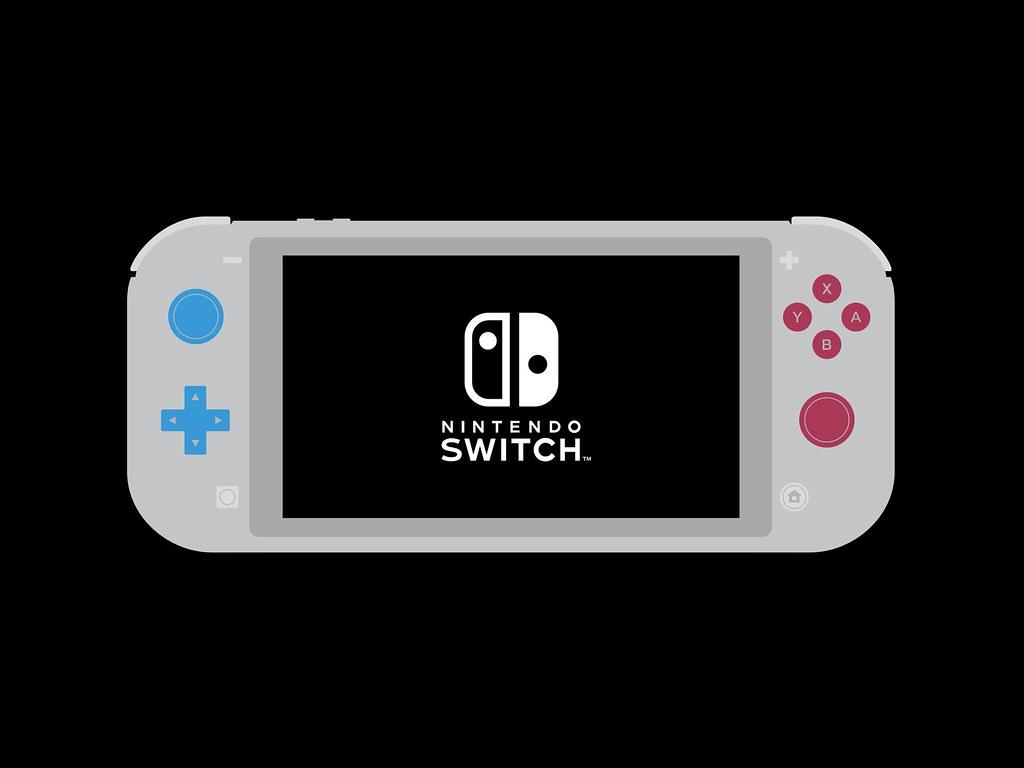 1024x768 Nintendo Switch Lite console minimal wallpaper iPad Pro 12