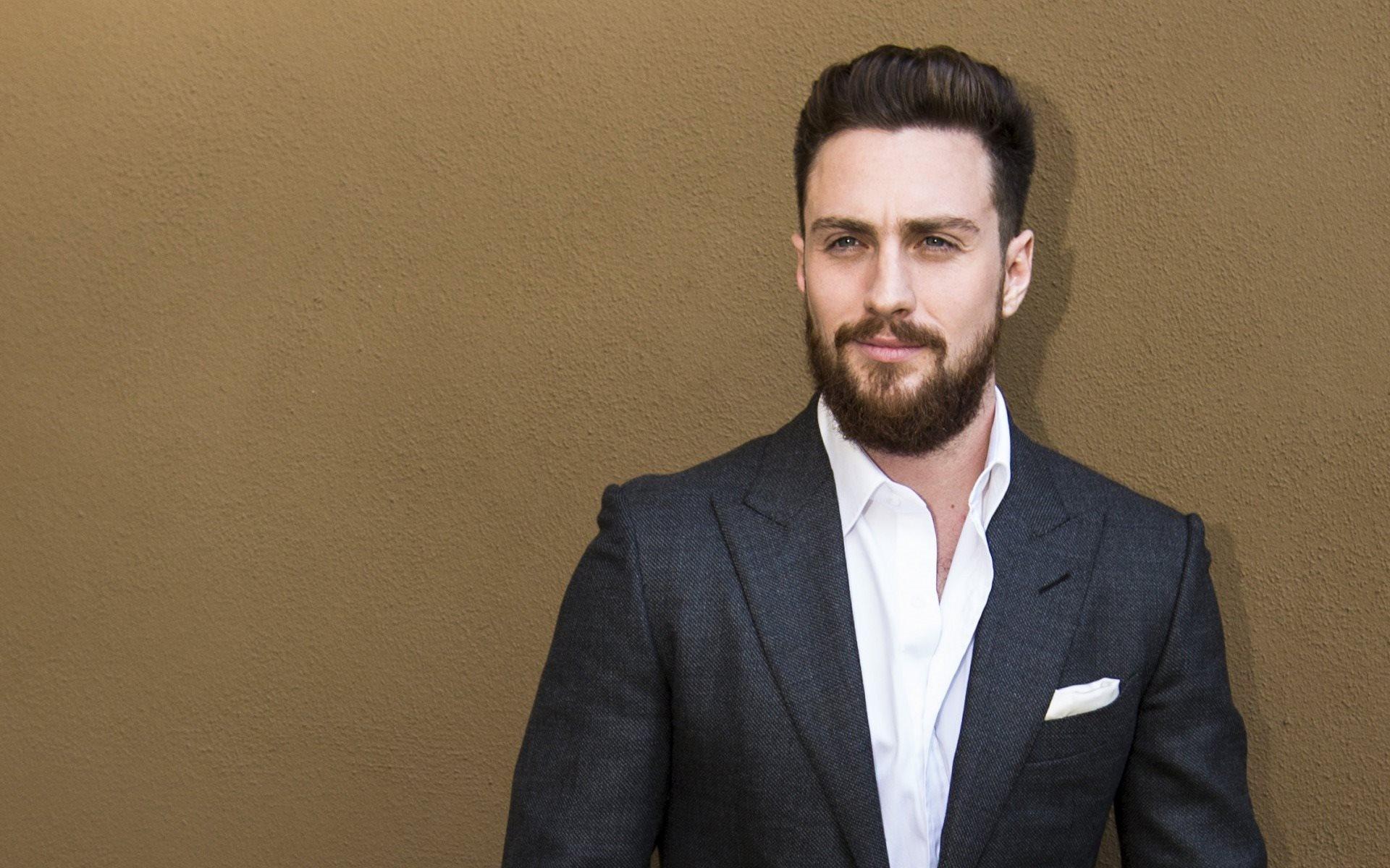 1920x1200 Download Wallpaper Aaron Taylor Johnson, British Actor, Portrait, Formal Suit For Desktop With Resolution 1920x1200. High Quality HD Picture Wallpaper