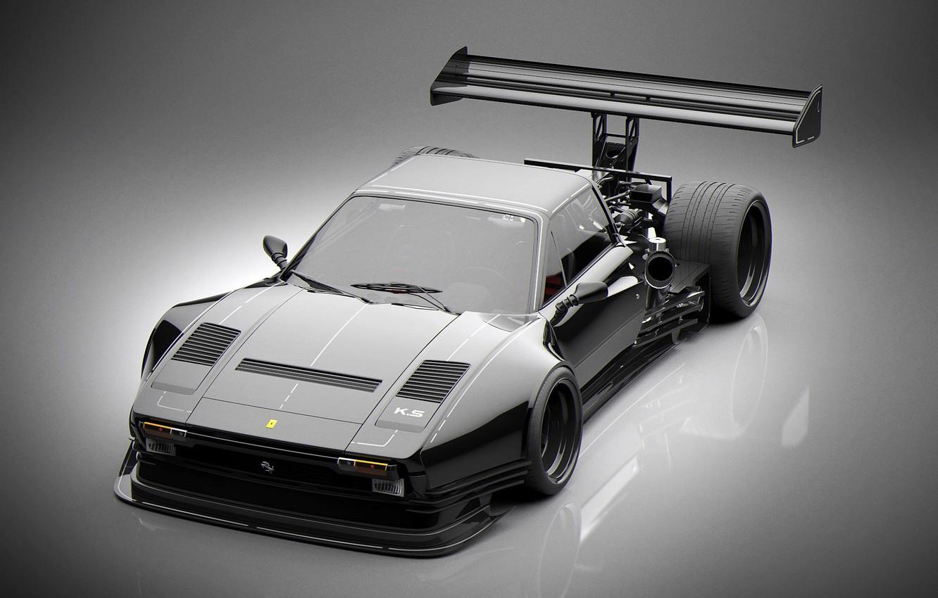 1332x850 Wallpaper design, reflection, car, Pikes Peak 308 Hillclimb Racer, ferrari - for desktop, section рендеринг
