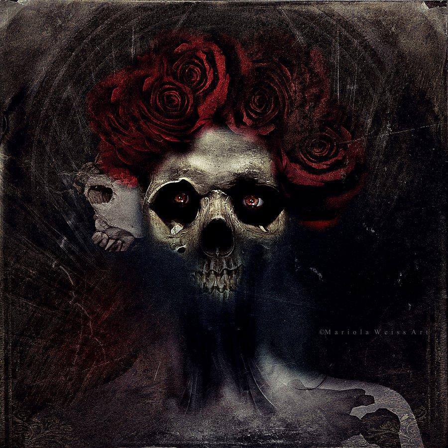 900x900 Santa Muerte paintings