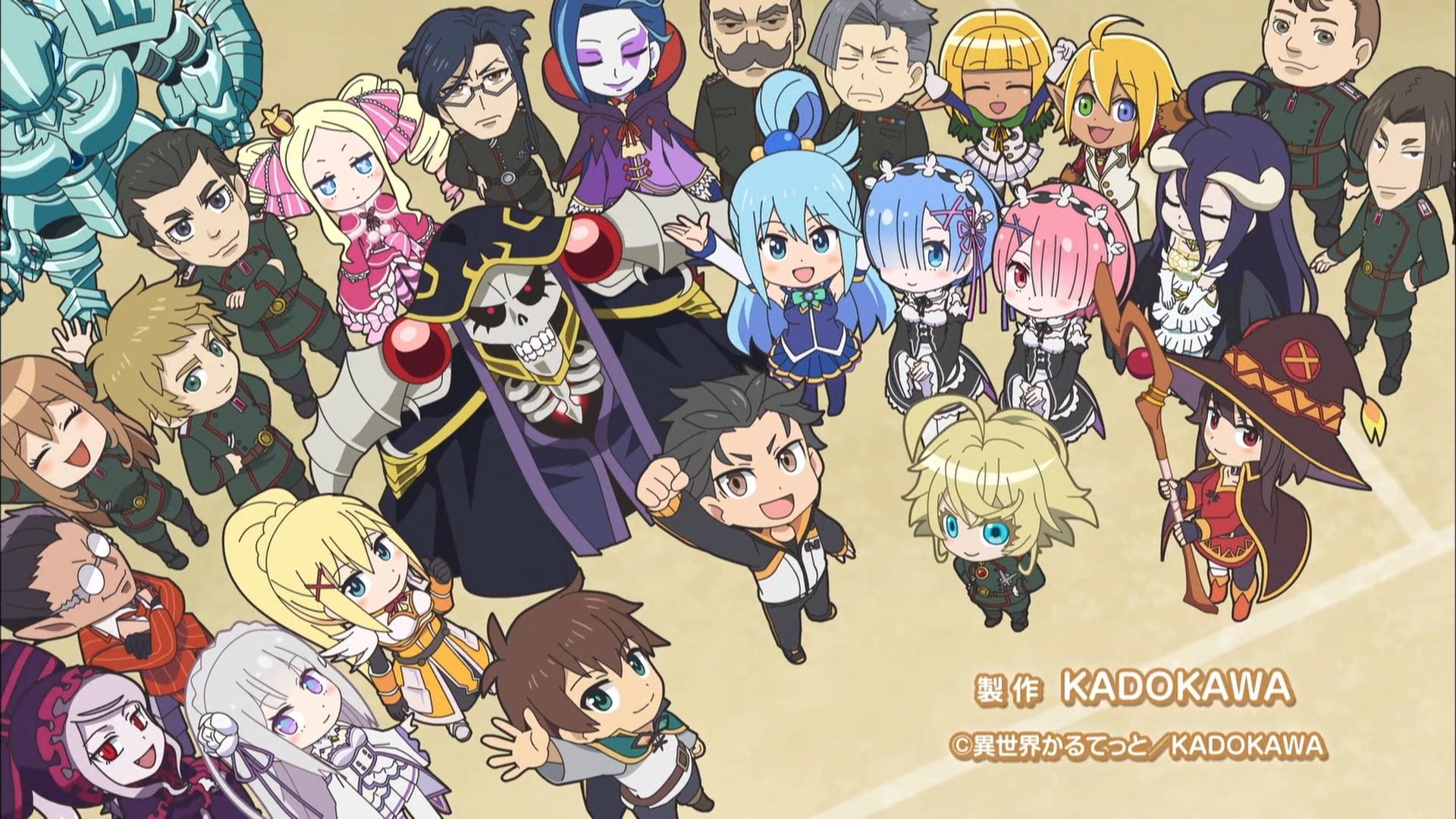 1920x1080 Isekai Quartet, and its unused potential of a crossover