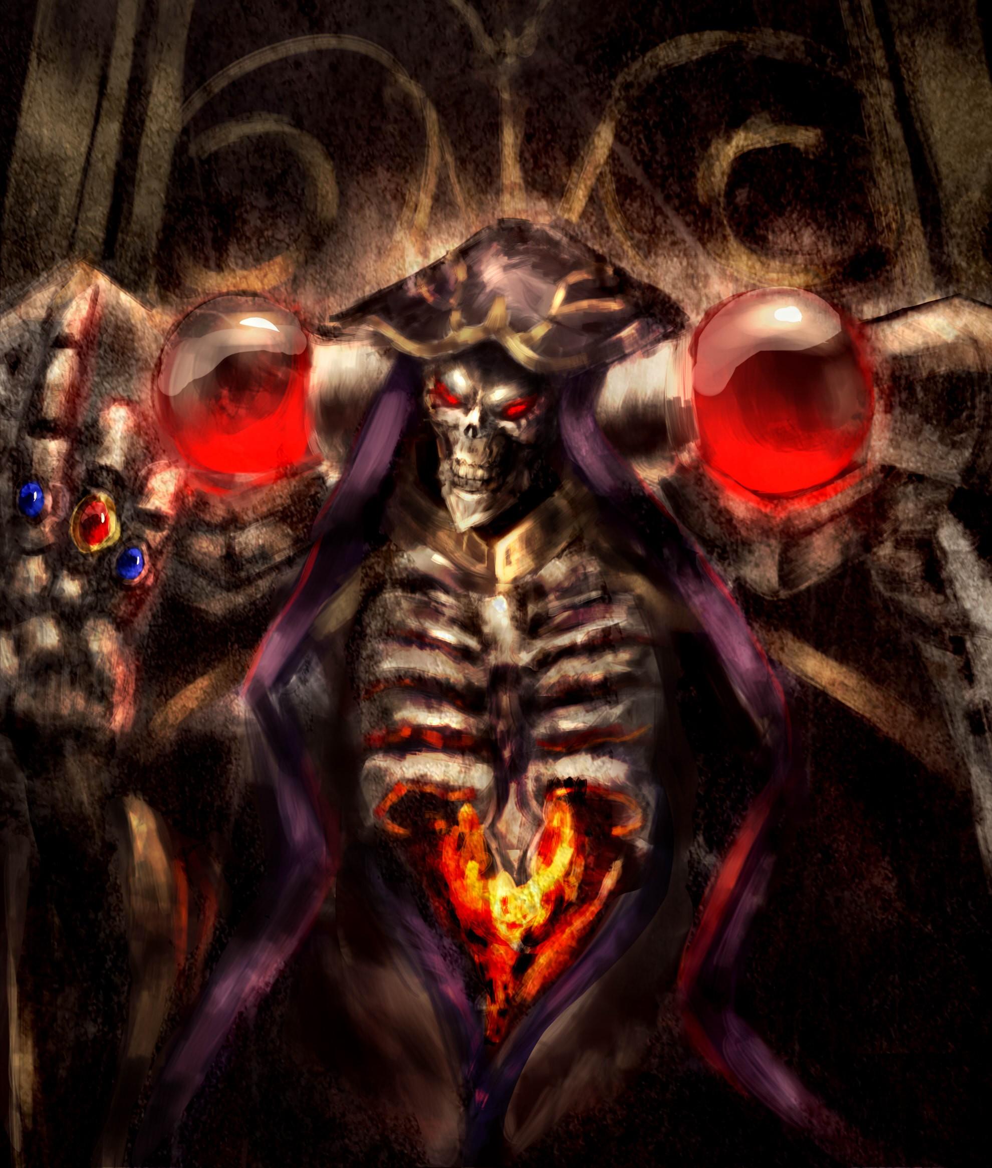 1980x2330 overlord, #ainz Ooal Gown Wallpaper Quartet Wallpaper HD HD Wallpaper