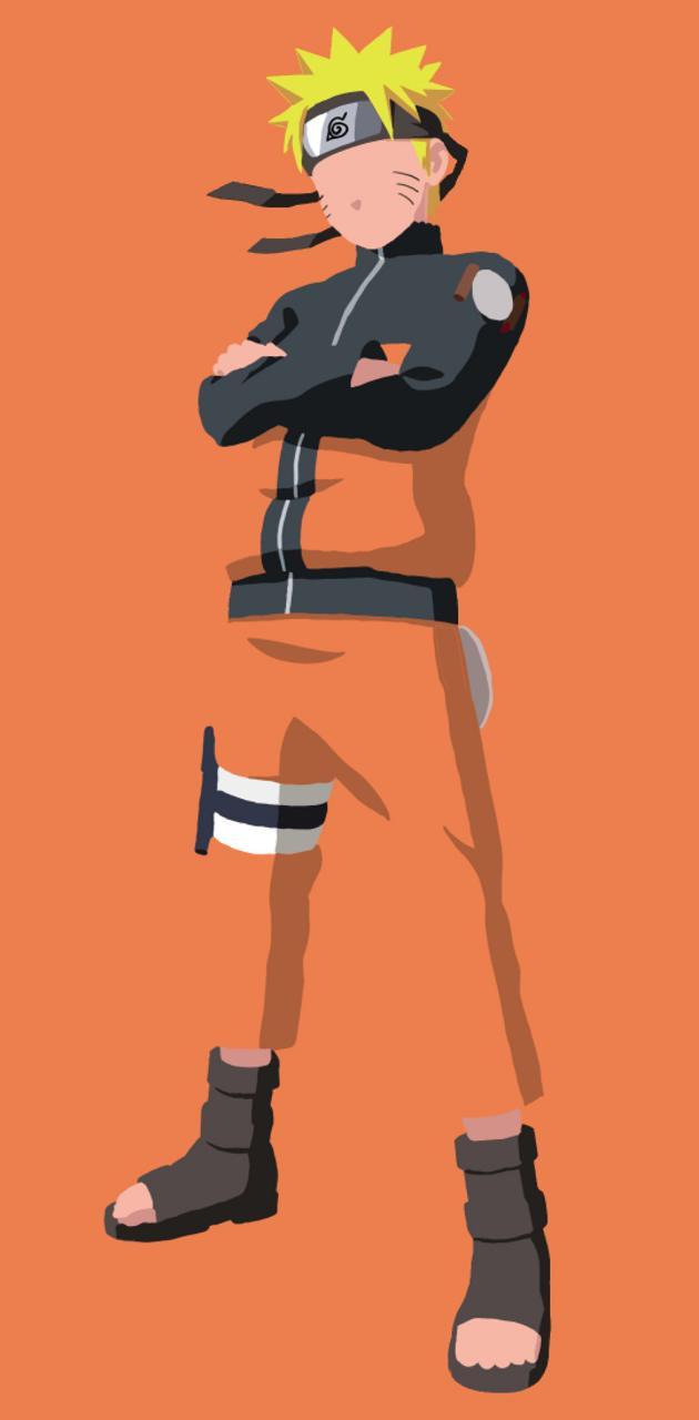 630x1280 simplist naruto wallpaper