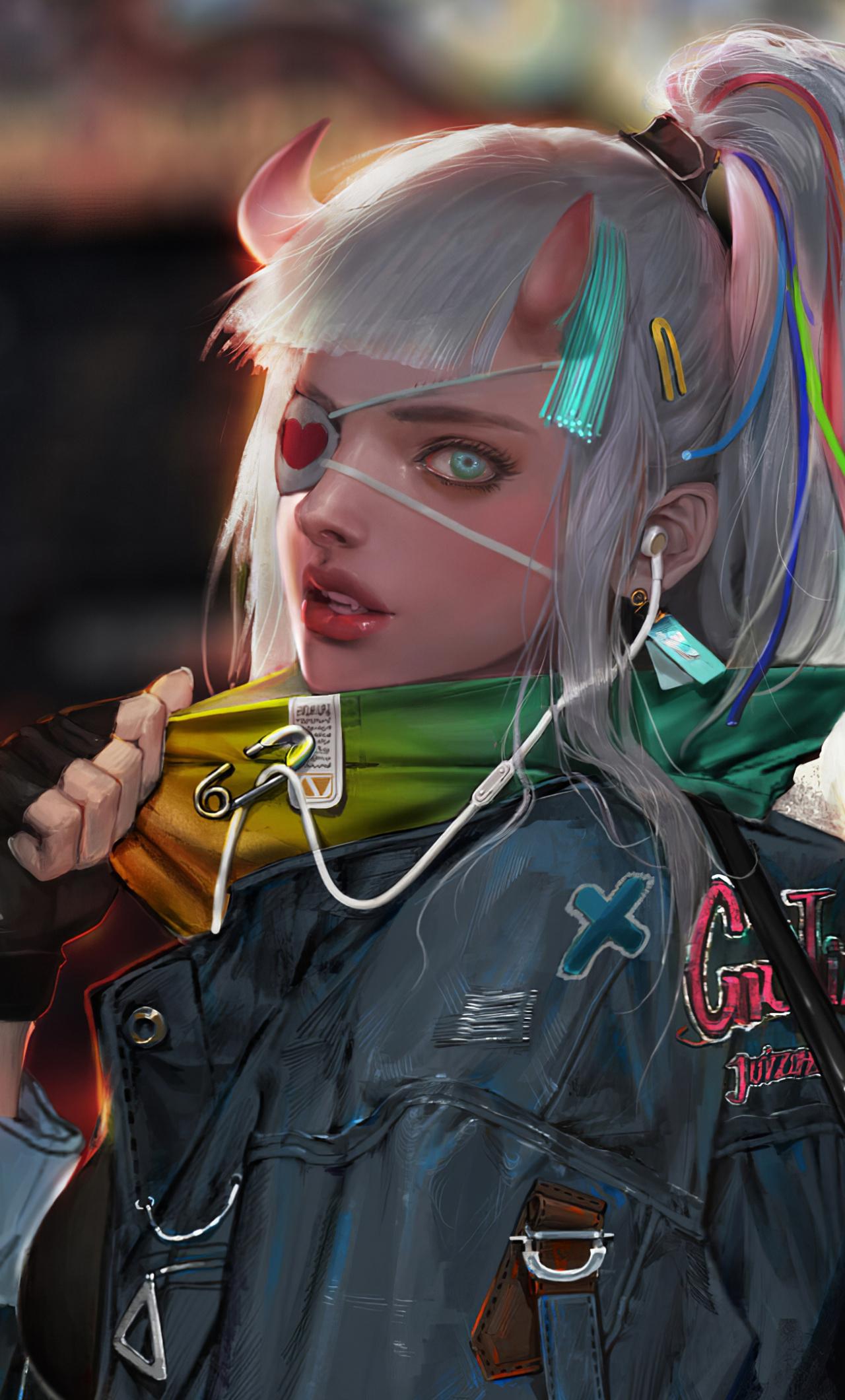 Cyberpunk Girl Wallpaper FREE DOWNLOAD #1 by Vilescythe94 on