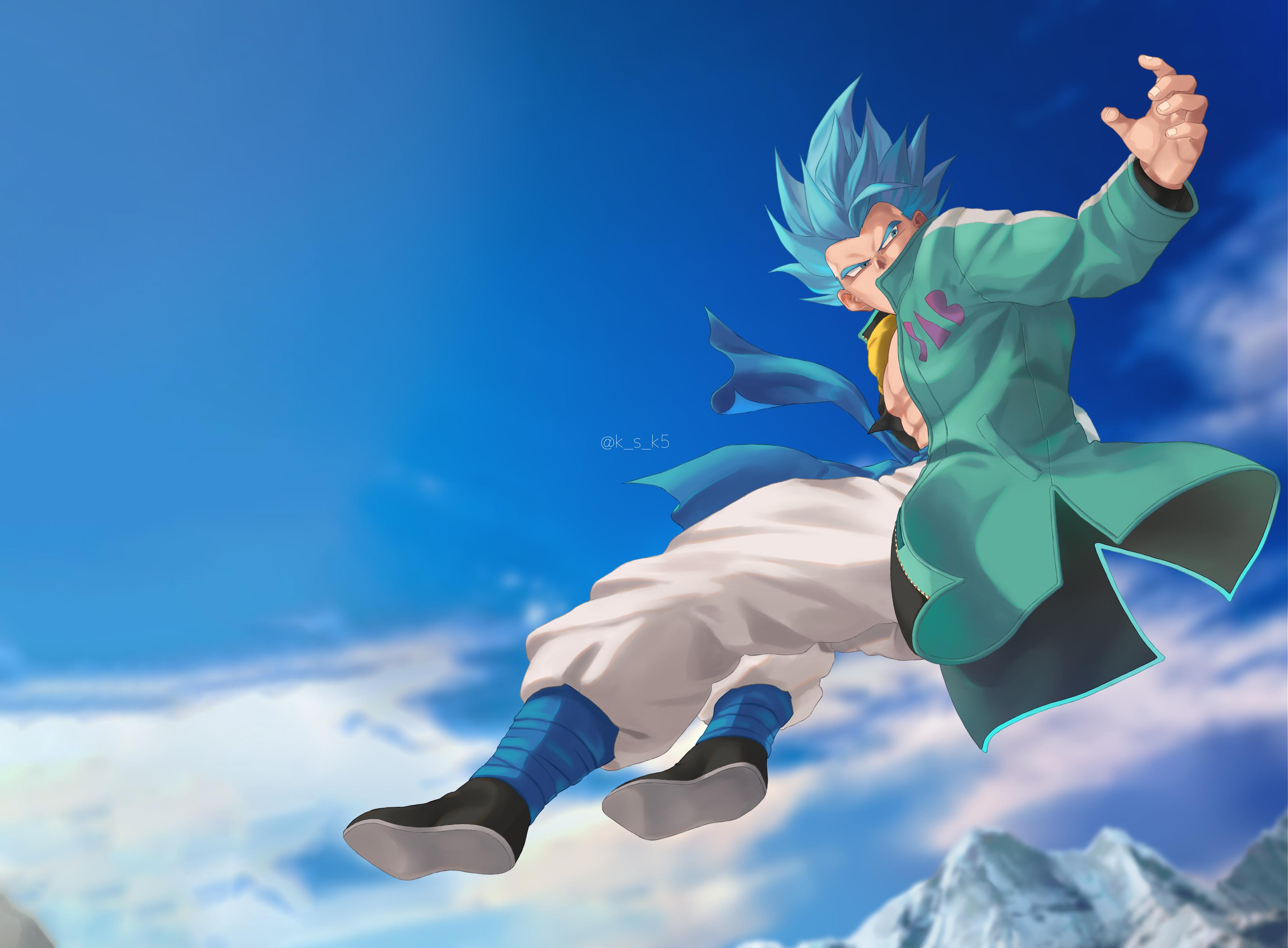 3698x2720 Goku SSJ Blue HD Wallpaper