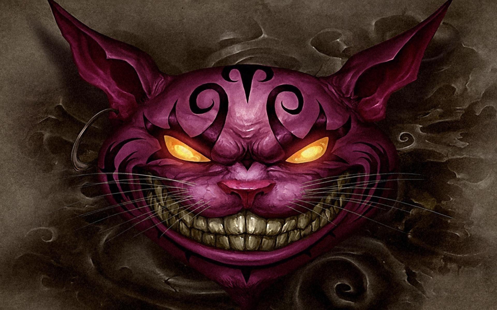 1920x1200 Evil Cat Wallpaper
