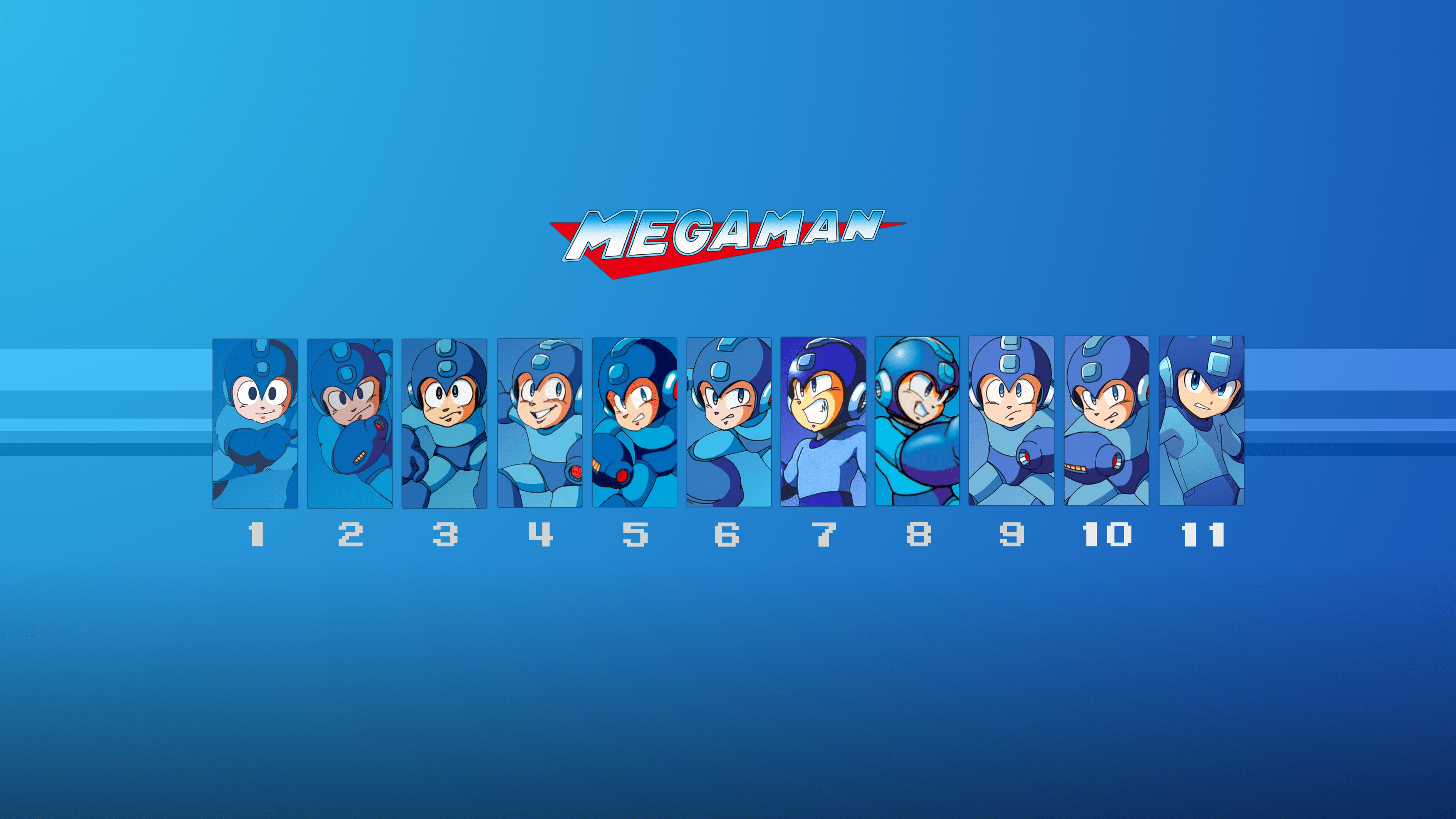 3840x2160 Mega Man Unlimited Wallpaper