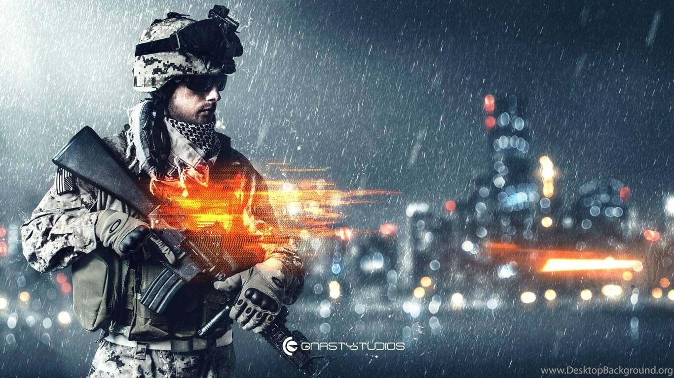 1366x768 Epic Battlefield 4 Wallpaper And Digital Fan Art Desktop Background