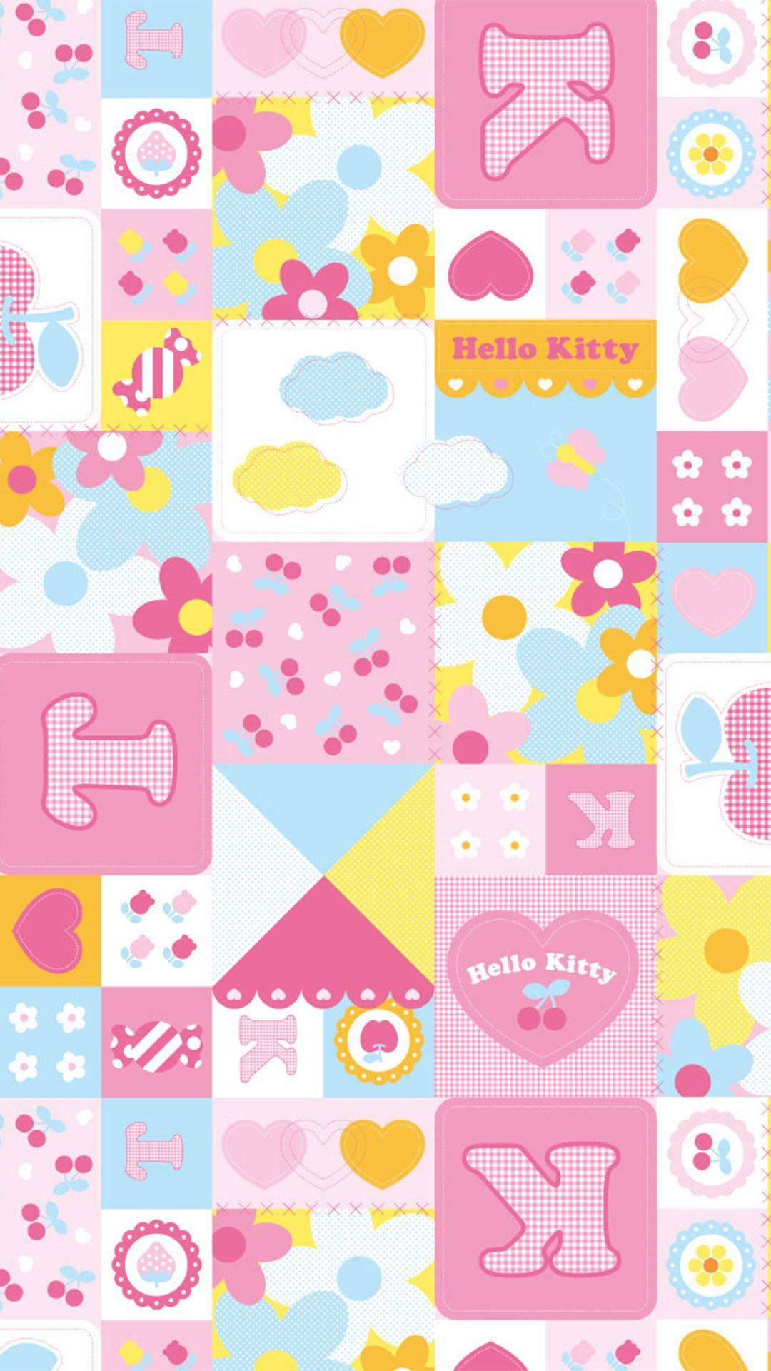 1080x1920 Cute Wallpaper of Hello Kitty