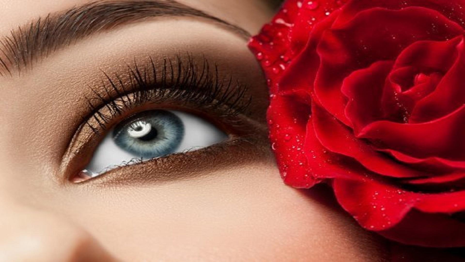 1920x1080 Woman Eye With Make Up Hd Free Wallpaper