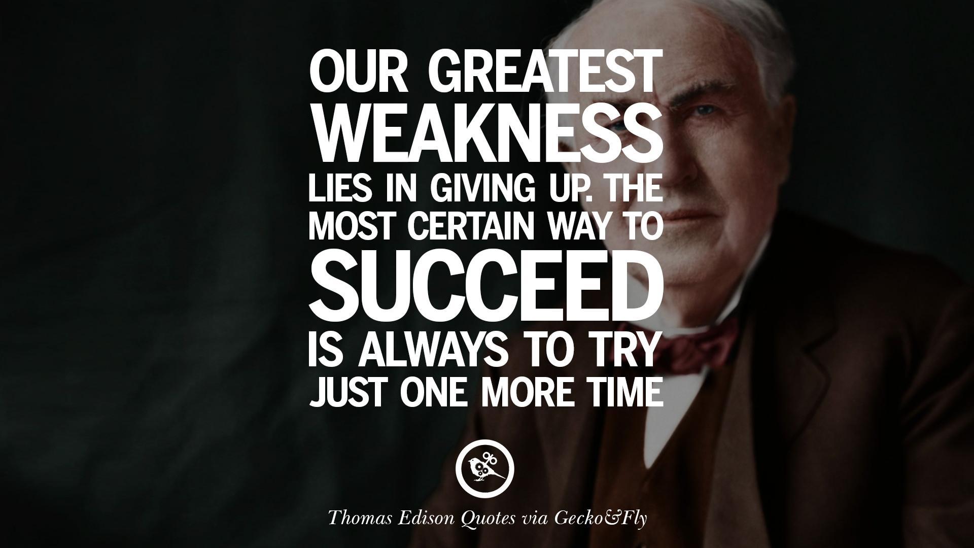 Thomas Edison Motivation Wallpapers - Top Free Thomas Edison Motivation ...