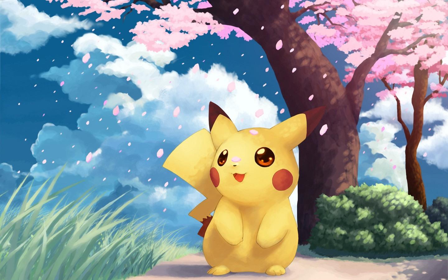 1440x900 HD Pikachu cute wallpaper