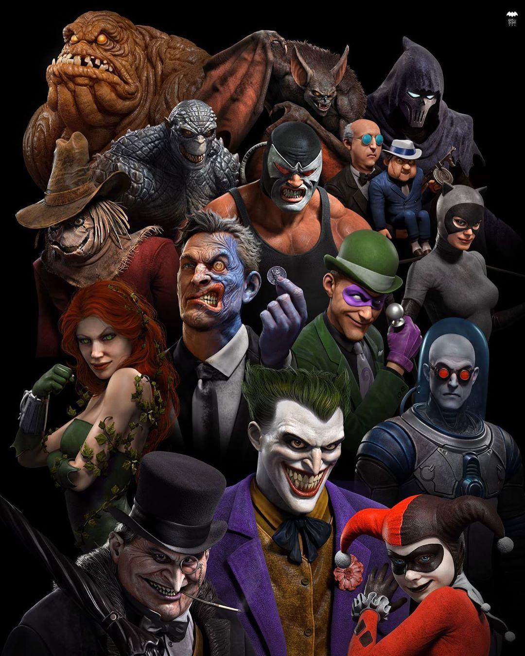 Batman and Villains Wallpapers  Top Free Batman and Villains Backgrounds   WallpaperAccess