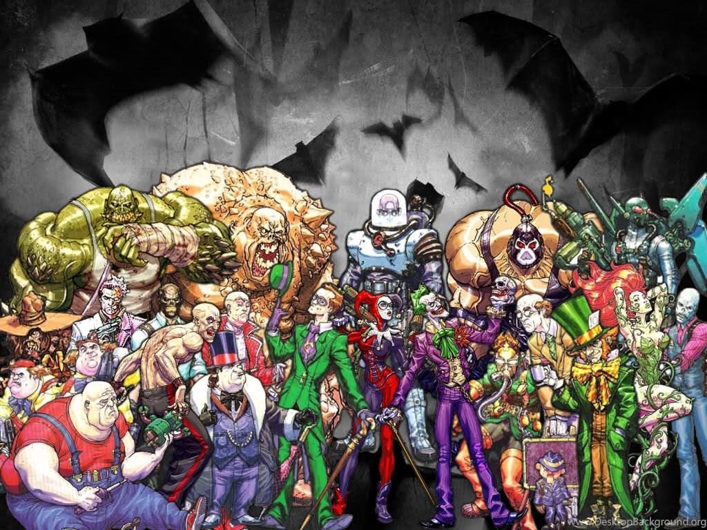 1024x768 Free Batman Villains Wallpaper For Windows « Wallx Desktop Background