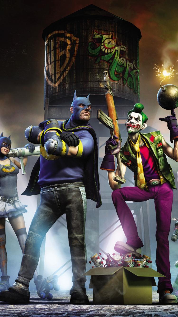 750x1334 Download Gotham City Impostors, video game, superhero and villains wallpaper, 750x iphone iPhone 8