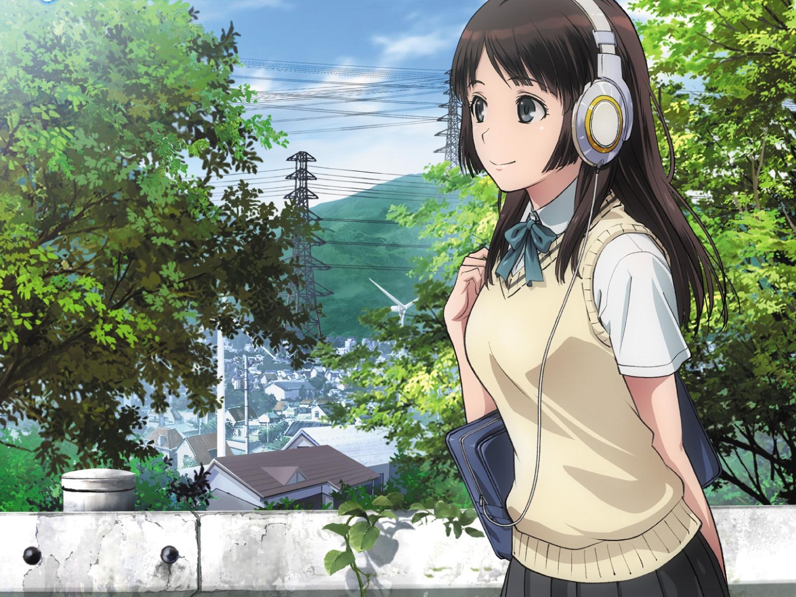 Anime girl listening to music - Show - GameDev.tv