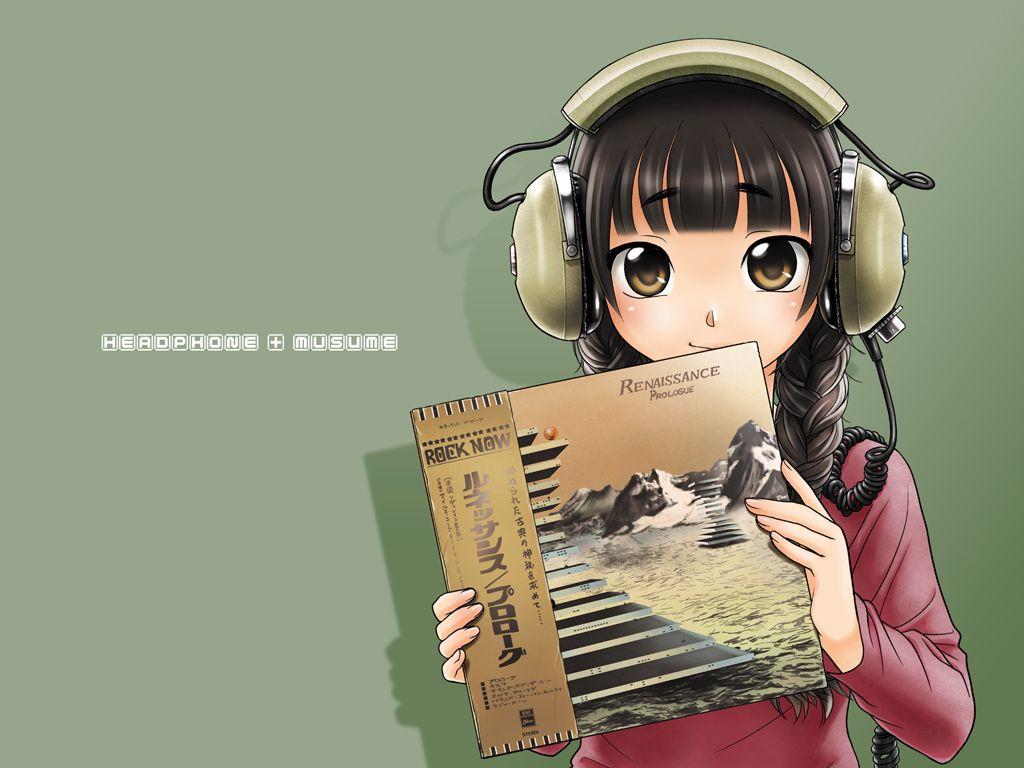 Anime Listening To Music GIFs | Tenor