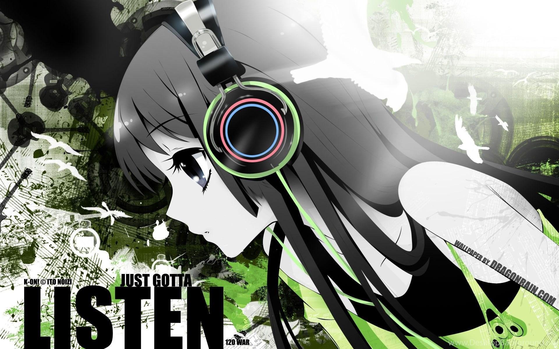 10 Anime Girl Listening To Music Illustrations RoyaltyFree Vector  Graphics  Clip Art  iStock