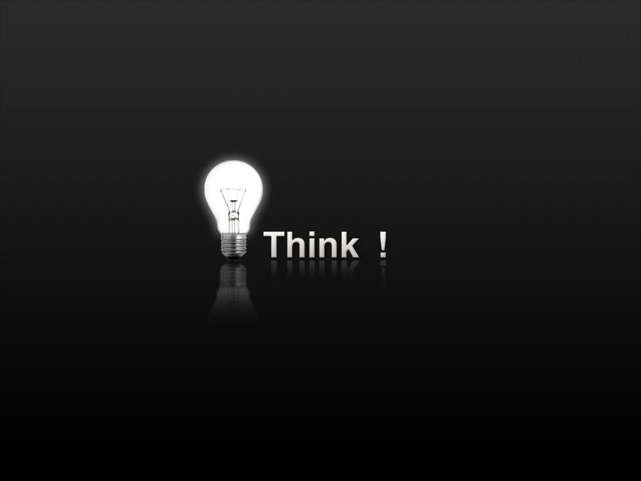 Think Wallpapers  Wallpaper Cave