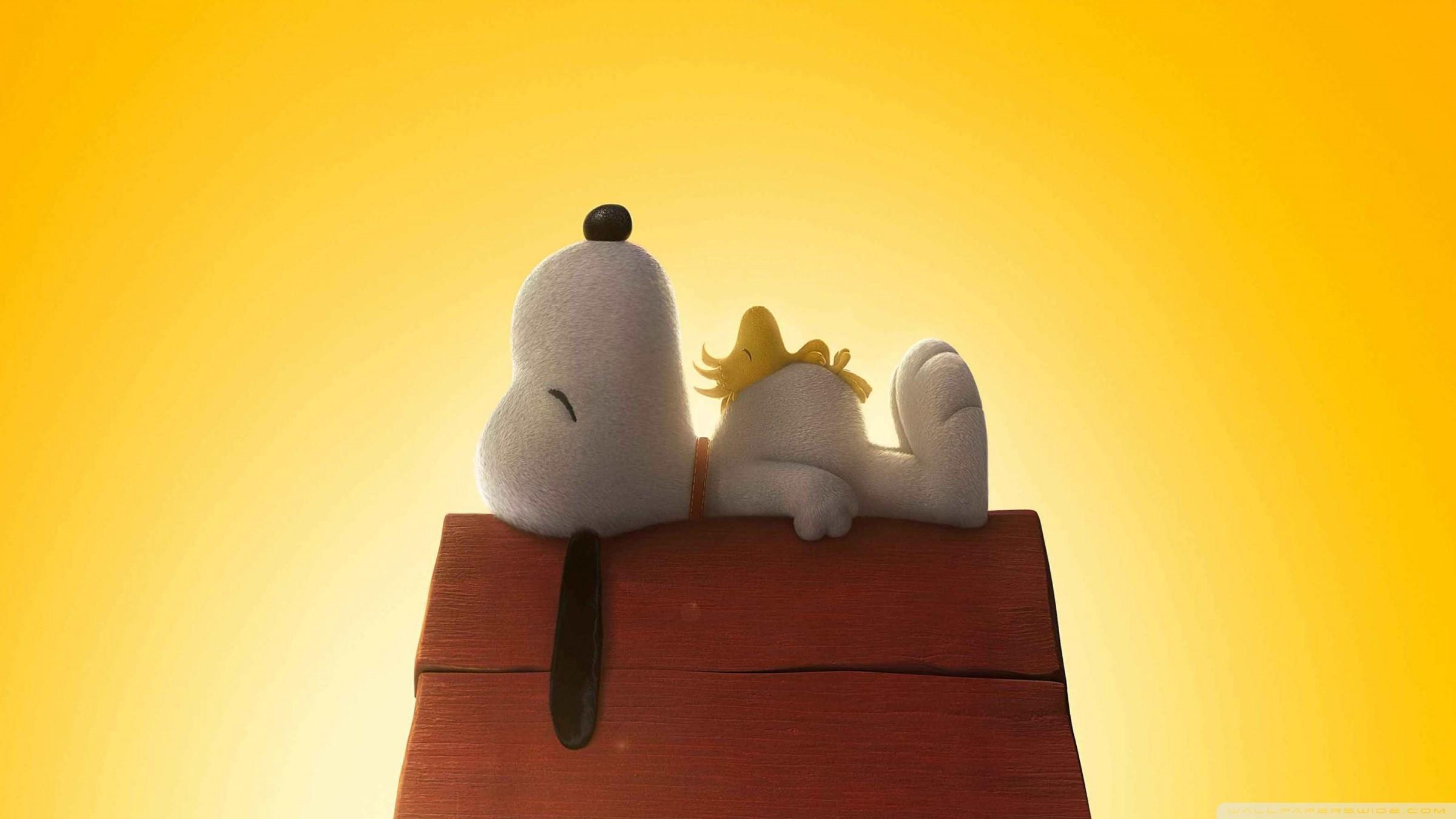 2400x1350 Snoopy and Charlie Brown: Peanuts Wallpaper