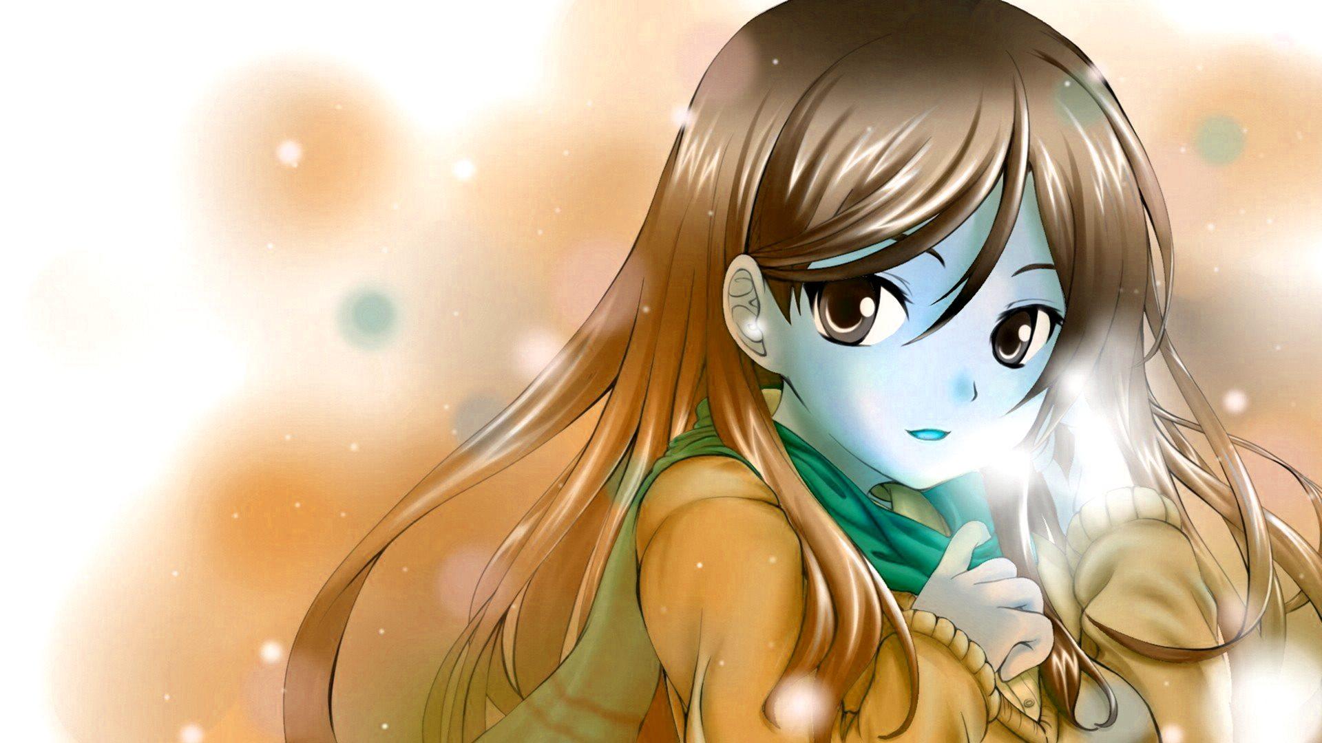 1920x1080 Anime Winter Girl HD Wallpaper