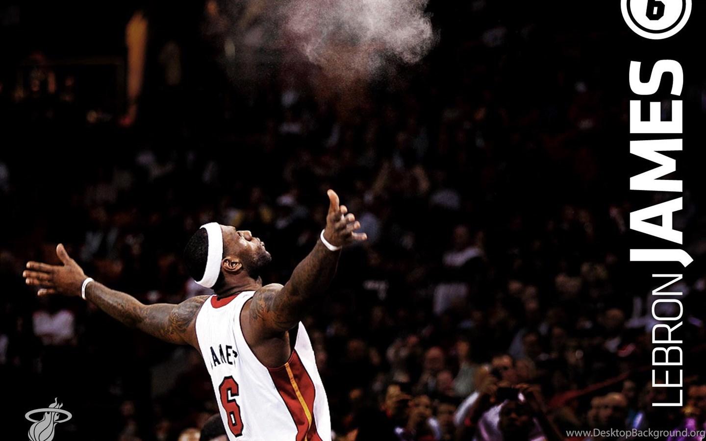 1440x900 Wallpaper Of The Month!!! LeBron James Heat Desktop Background