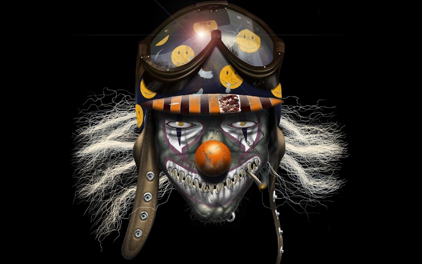 1600x1000 Dark Clown Wallpaper and Background Imagex1000