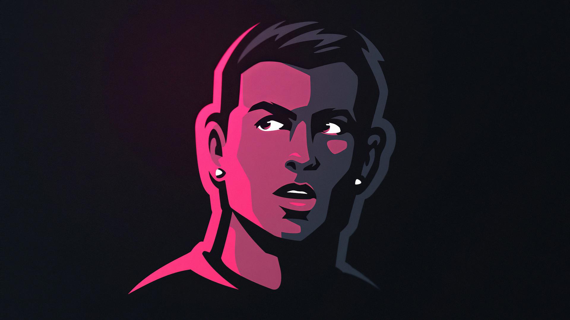 1920x1080 Cristiano Ronaldo Minimal Laptop Full HD 1080P HD 4k Wallpaper, Image, Background, Photo and Picture