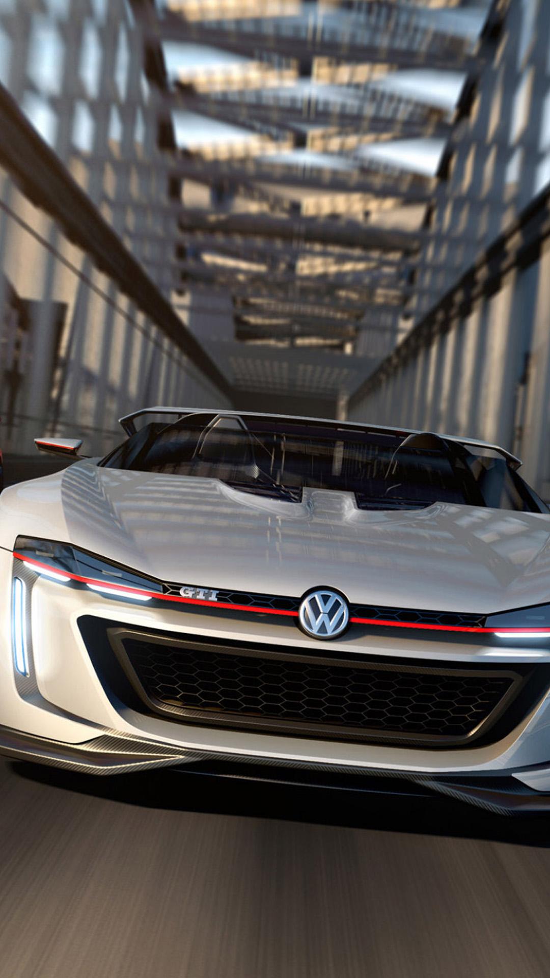 1080x1920 Volkswagen GTI Roadster White Android wallpaper HD wallpaper