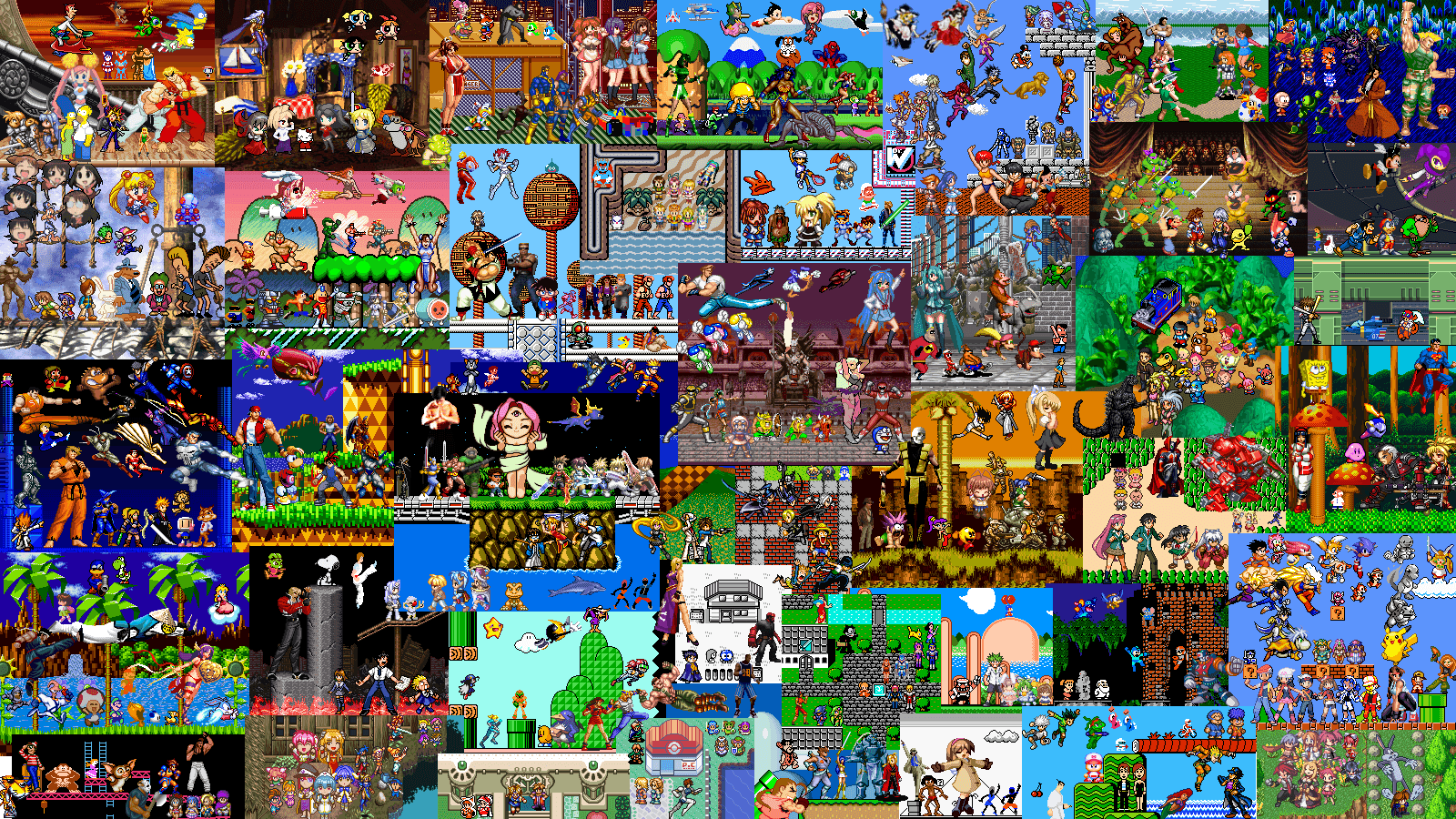 1600x900 Collage HD Wallpaper and Background Image