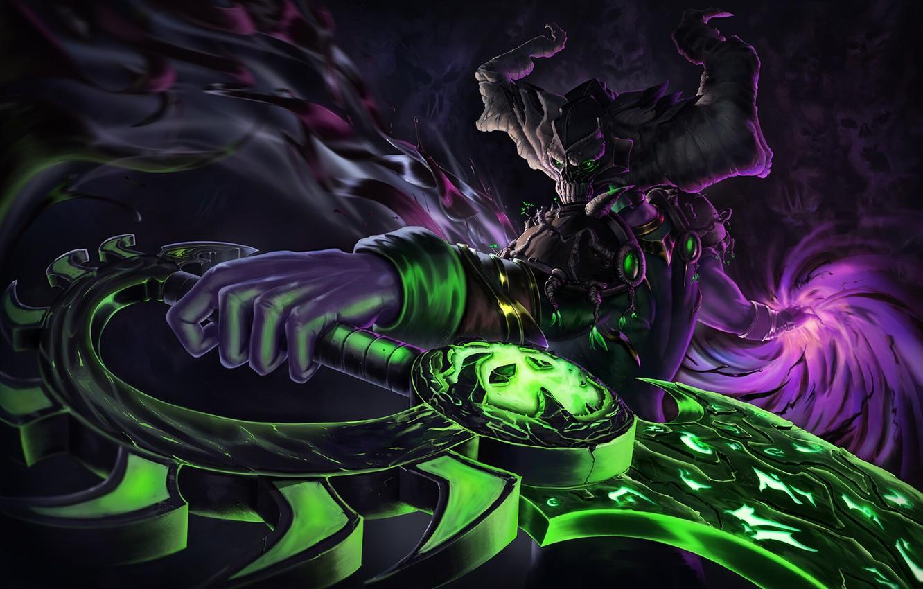 1332x850 Wallpaper The game, Dark, Magic, Brush, Weapons, WOW, Fantasy, Art, Art, Fiction, Shadow, WarCraft, Illustration, Character, Characters, Priest image for desktop, section игры