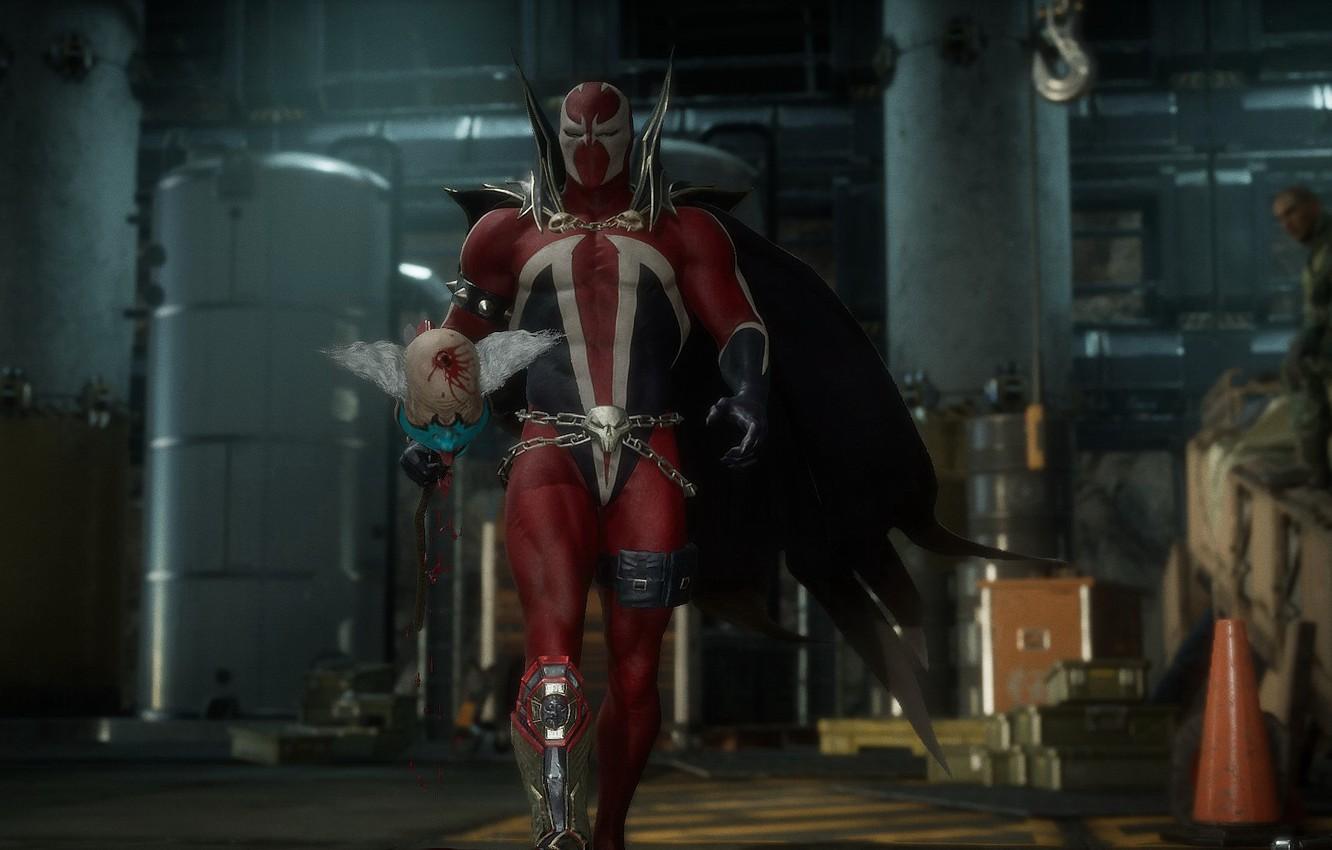 1332x850 Wallpaper head, cloak, Spawn, Spawn, Mortal Kombat MK Mortal Kombat the Defiler image for desktop, section игры