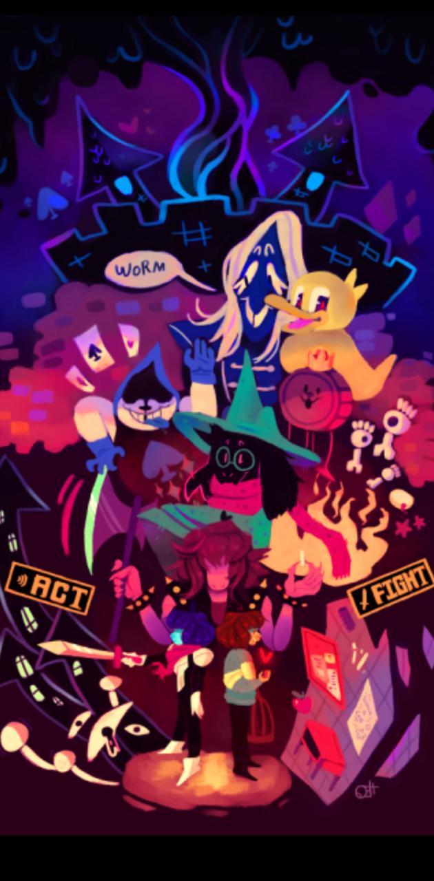 630x1280 Deltarune wallpaper