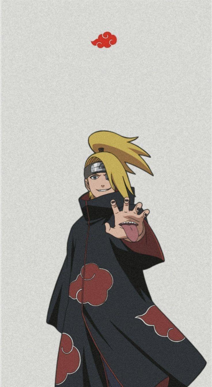 736x1344 Обои. Deidara akatsuki, Wallpaper naruto shippuden, Anime naruto