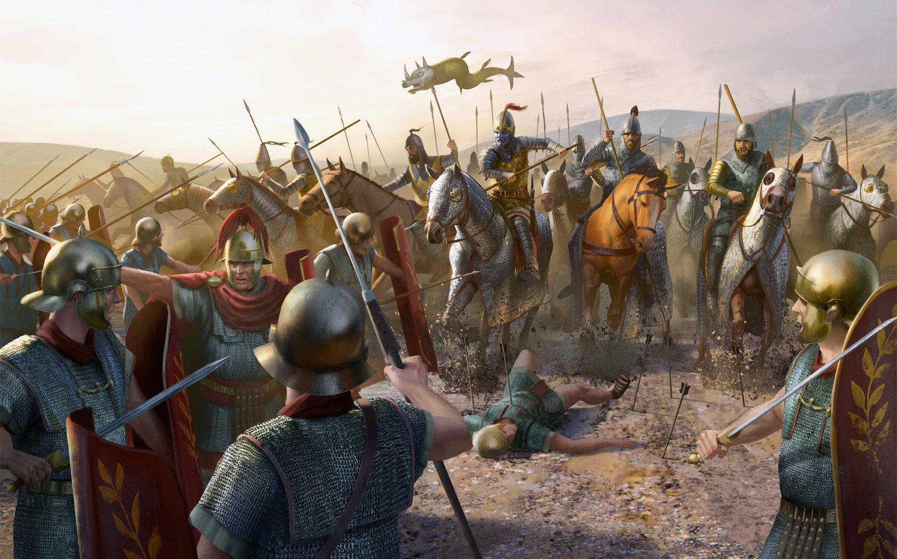 1800x1122 Roman–Parthian War. Rome art, Persian warrior, Roman warriors